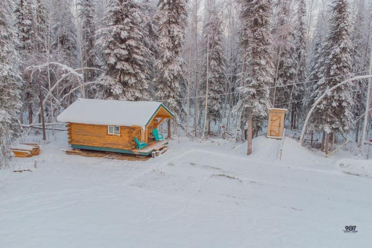 Studio Log Dry Cabin| Aurora Views! Villa Fairbanks Esterno foto