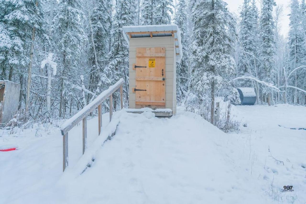 Studio Log Dry Cabin| Aurora Views! Villa Fairbanks Esterno foto