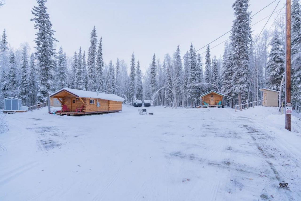 Studio Log Dry Cabin| Aurora Views! Villa Fairbanks Esterno foto