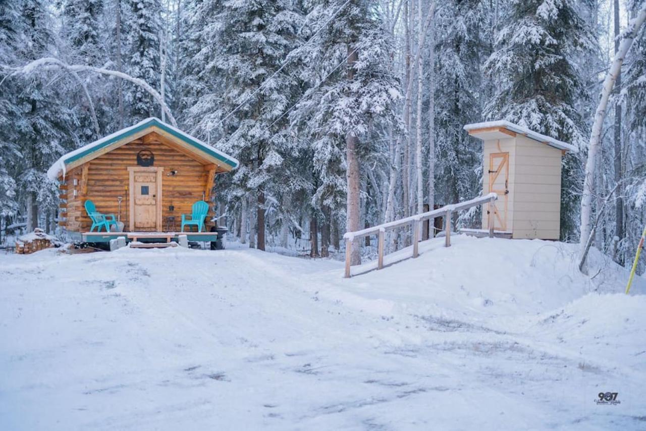 Studio Log Dry Cabin| Aurora Views! Villa Fairbanks Esterno foto