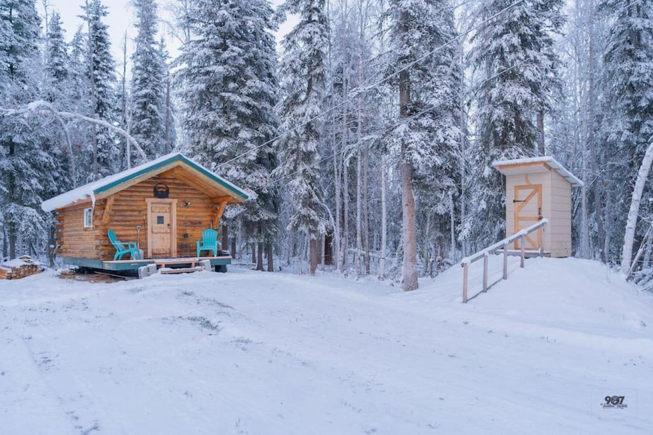 Studio Log Dry Cabin| Aurora Views! Villa Fairbanks Esterno foto